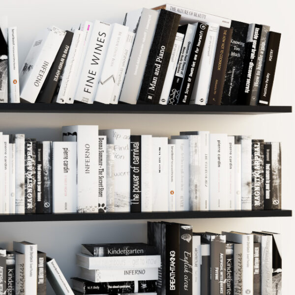 Decorative bookshelves 06