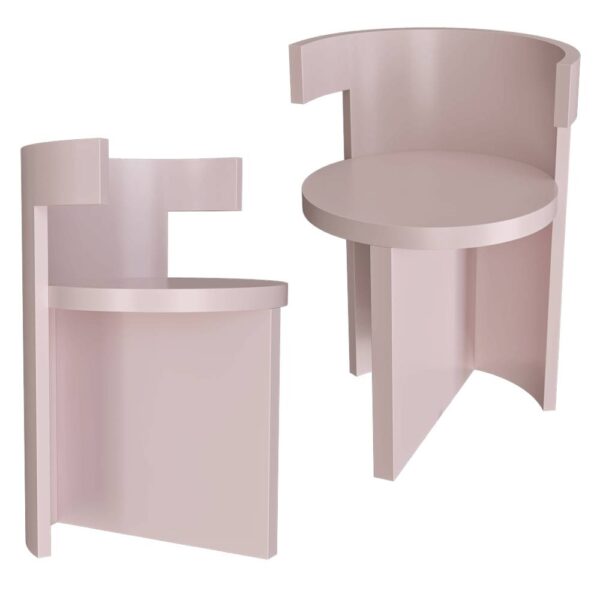Stool lila Boho