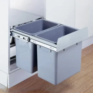 PVC Drawer Double Dustbin