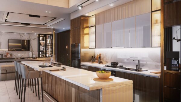 Golden Aura Kitchen