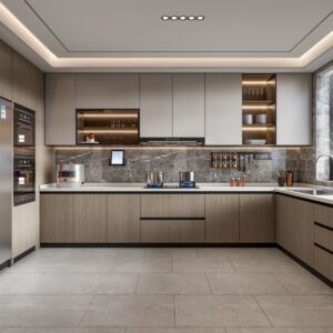 Urban Oak – Contemporary L-Shaped Kitchen