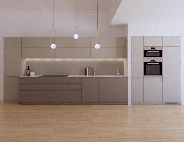 Soft Hue – Ultra Minimalist Kitchen
