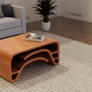 Curved Center Table 3d Model